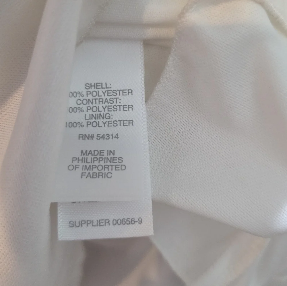 Women's Bisou Bisou Maxi Pleated White With Flower Design, Size 16 - Picture 4 of 15